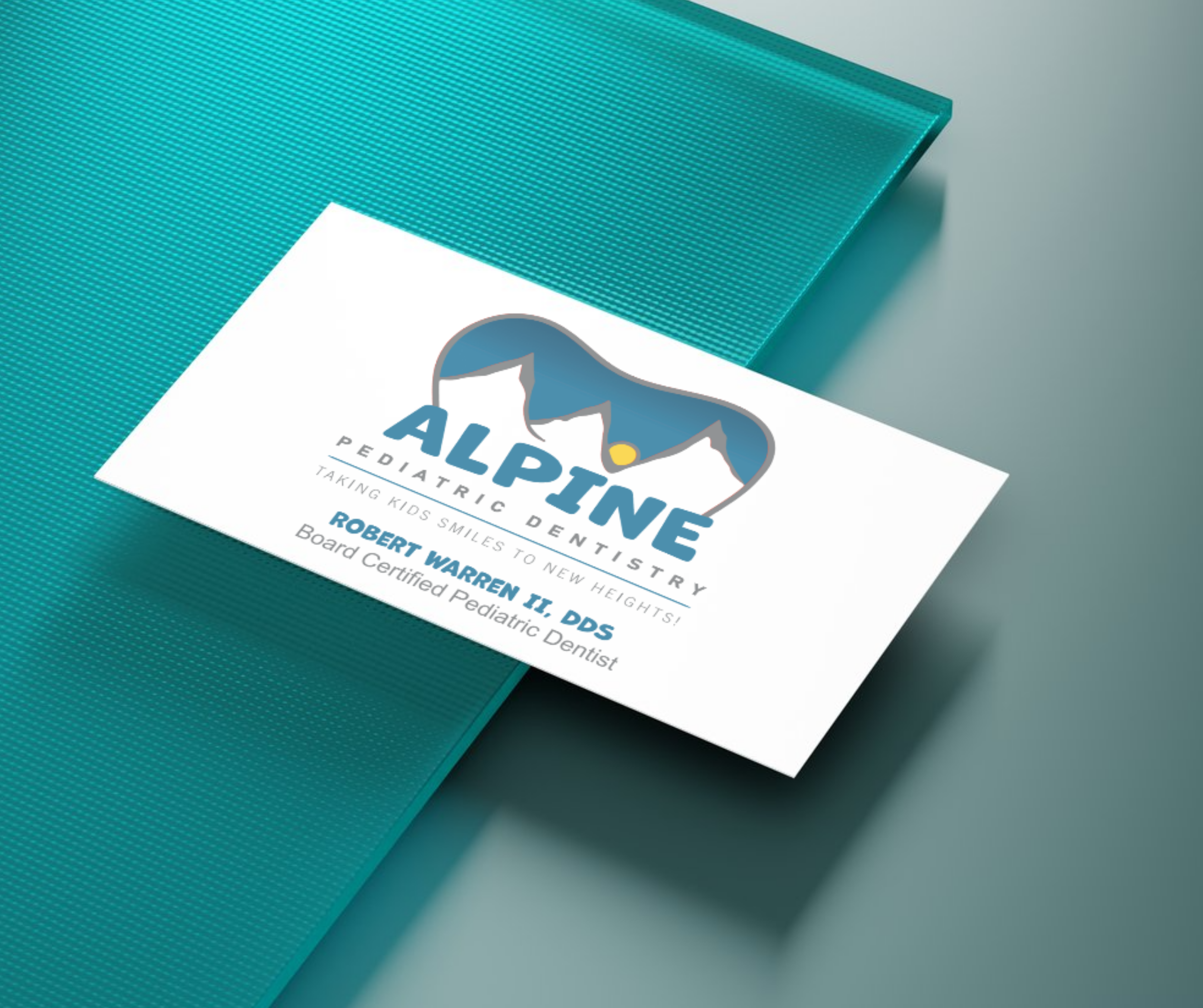 Alpine Dentistry Business Cards Alpine Case Study 1